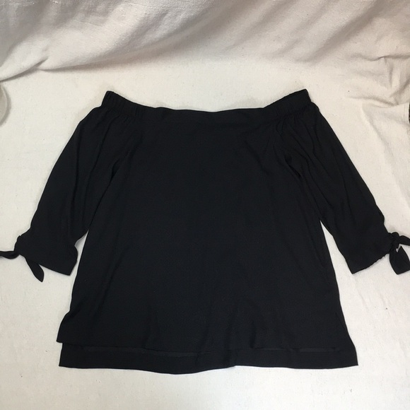 Loft Off shoulder tie sleeve Blouse - Picture 2 of 8